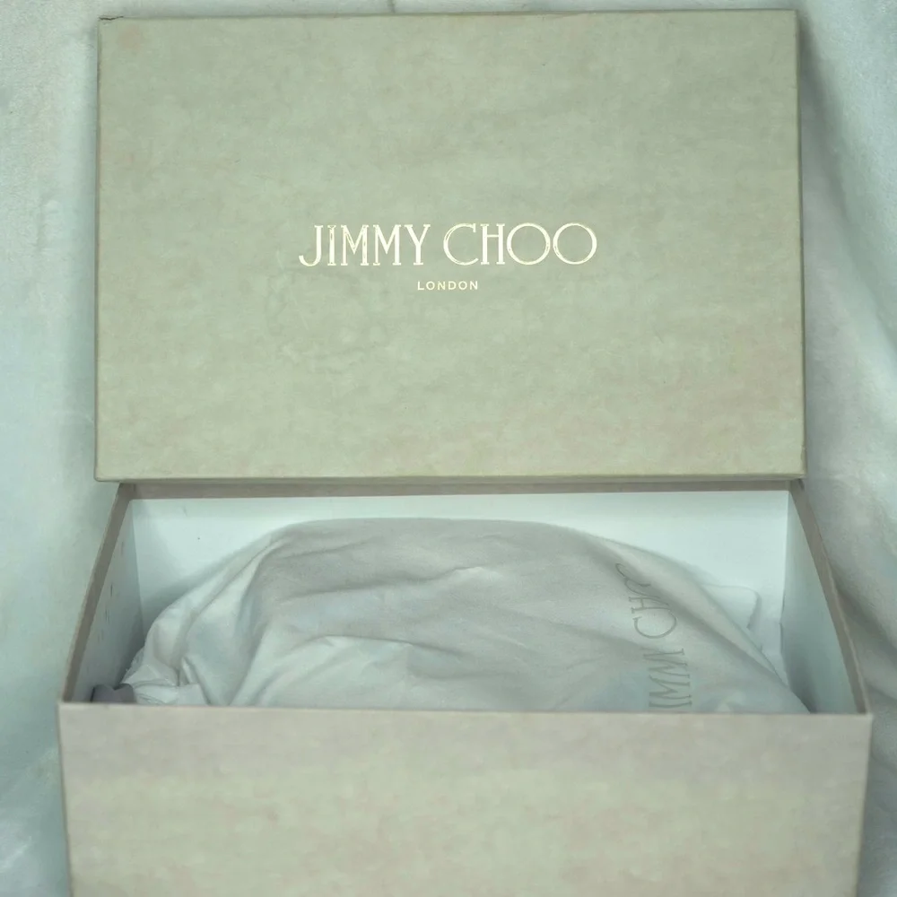 Jimmy Choo Tan Lace Heels - Picture 7 of 7